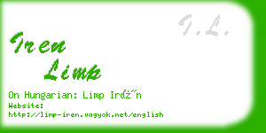 iren limp business card